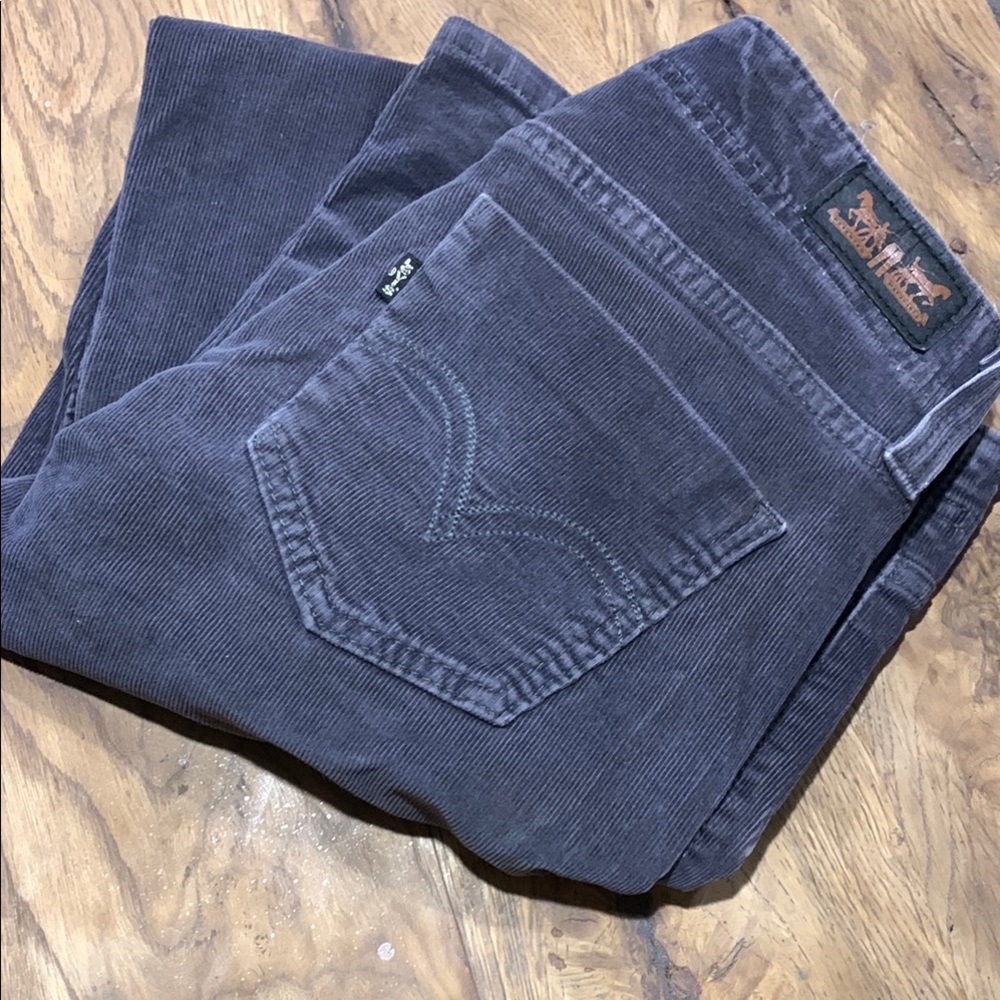 Levi’s Gray Corduroy Black Label Jeans sz 5/6